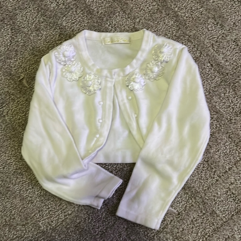 3T White Cardigan